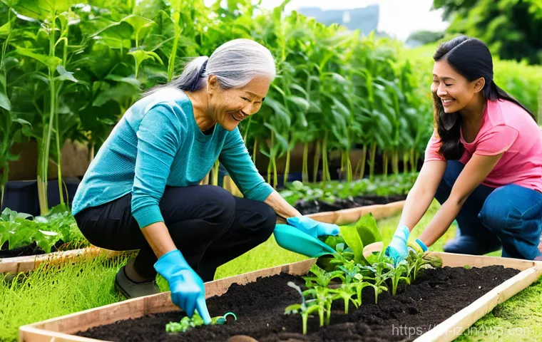 생태 심리학과 지속 가능한 개발 - **Prompt 1: Serene Connection with Nature**
    A peaceful, full-body portrait of a Thai woman in he...