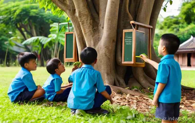 생태 심리학과 지속 가능한 개발 - **Prompt 2: Community Green Action**
    A vibrant, medium shot depicting a diverse group of Thai in...