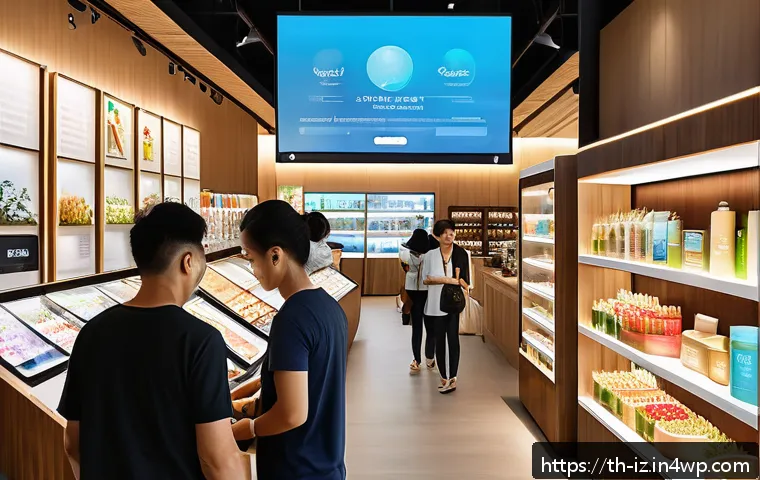 생태 심리학을 적용한 마케팅 전략 - A modern retail environment blending digital and physical experiences in Bangkok, Thailand: a stylis...